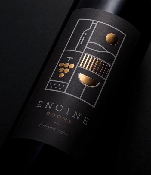 Enginerooms個(gè)性紅酒酒標(biāo)設(shè)計(jì)作品